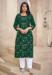 Picture of Pretty Cotton Forest Green Kurtis & Tunic