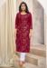 Picture of Admirable Cotton Brown Kurtis & Tunic