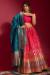 Picture of Ideal Silk Indian Red Lehenga Choli