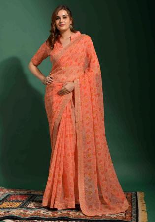 Picture of Graceful Georgette Peru Saree