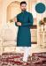 Picture of Splendid Cotton Midnight Blue Kurtas