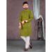 Picture of Ideal Cotton Olive Drab Kurtas