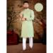 Picture of Taking Linen Pale Golden Rod Kurtas