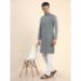 Picture of Charming Cotton Slate Grey Kurtas