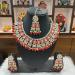 Picture of Graceful Indian Red Necklace Set