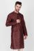 Picture of Enticing Silk Maroon Kurtas