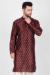 Picture of Enticing Silk Maroon Kurtas