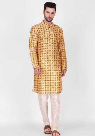 Picture of Bewitching Silk Wheat Kurtis & Tunic