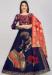 Picture of Marvelous Silk Midnight Blue Lehenga Choli