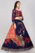 Picture of Marvelous Silk Midnight Blue Lehenga Choli