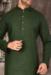 Picture of Gorgeous Cotton Dark Olive Green Kurtas