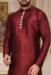 Picture of Resplendent Silk Brown Kurtas