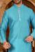 Picture of Shapely Silk Steel Blue Kurtas