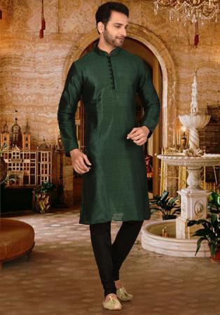 Picture of Pretty Silk Dark Slate Grey Kurtas