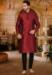 Picture of Fascinating Silk Indian Red Kurtas