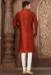 Picture of Radiant Silk Dark Red Kurtas