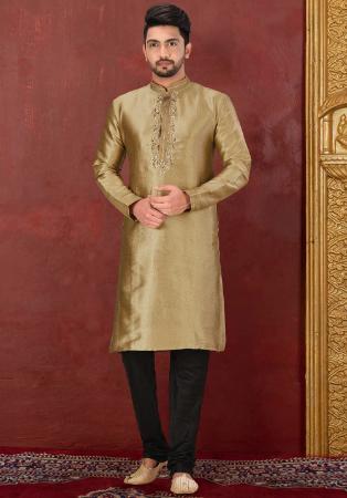 Picture of Taking Silk Tan Kurtas