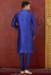 Picture of Resplendent Silk Steel Blue Kurtas