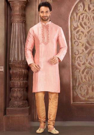 Picture of Pleasing Silk Wheat Kurtas