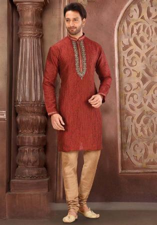 Picture of Amazing Silk Red Kurtas