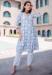 Picture of Enticing Crepe Light Steel Blue Kurtis & Tunic