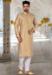 Picture of Delightful Silk Tan Kurtas