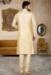 Picture of Comely Silk Pale Golden Rod Kurtas