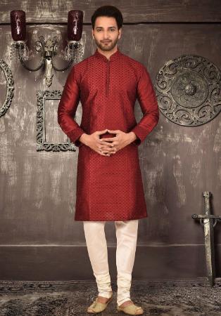 Picture of Sublime Silk Brown Kurtas