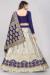 Picture of Comely Silk Ghost White Lehenga Choli