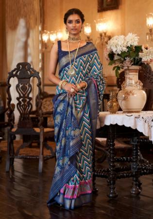 Picture of Wonderful Silk Slate Grey Saree