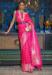 Picture of Beautiful Silk Deep Pink Saree