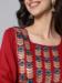 Picture of Superb Rayon Fire Brick Kurtis & Tunic