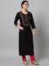 Picture of Fine Cotton Black Readymade Salwar Kameez