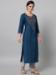 Picture of Cotton Dark Slate Blue Readymade Salwar Kameez