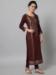 Picture of Cotton Dark Olive Green Readymade Salwar Kameez