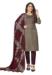 Picture of Excellent Silk Dim Gray Straight Cut Salwar Kameez