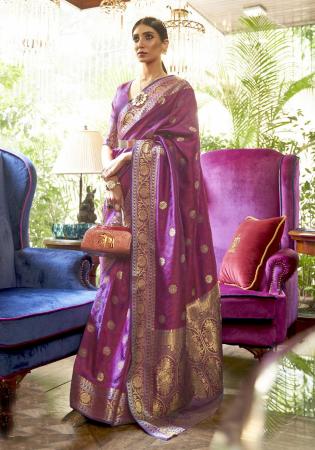 Picture of Beauteous Silk Brown Saree