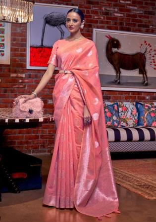 Picture of Sublime Linen Light Coral Saree