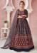 Picture of Ravishing Silk Dark Slate Grey Readymade Gown