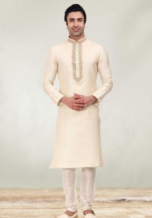 Picture of Good Looking Silk Linen Kurtas