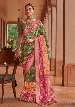 Picture of Charming Georgette Dark Khaki Saree