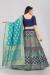 Picture of Beauteous Silk Dark Slate Blue Lehenga Choli