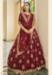 Picture of Magnificent Organza Brown Lehenga Choli