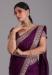 Picture of Beautiful Chiffon Saddle Brown Saree