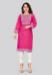 Picture of Comely Rayon Medium Violet Red Kurtis & Tunic