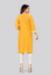 Picture of Resplendent Rayon Dark Golden Rod Kurtis & Tunic