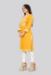 Picture of Resplendent Rayon Dark Golden Rod Kurtis & Tunic