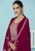 Picture of Georgette Deep Pink Straight Cut Salwar Kameez