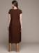 Picture of Comely Crepe Dark Olive Green Kurtis & Tunic