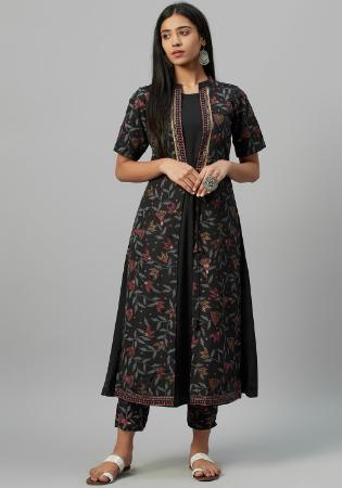 Picture of Sublime Crepe Black Kurtis & Tunic